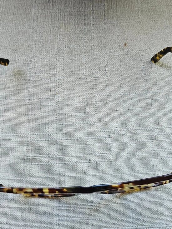 Kirkland Signature Glasses Frame Eyewear ALAMOS Stripe Tortoise Eyeglasses Italy main image 12